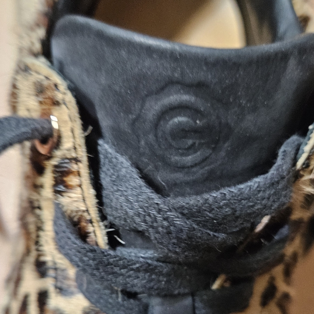 GREATS BROOKLYN Leopard Calf Hair Sneakers - Picture 10 of 12